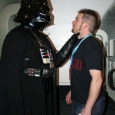 Steve has a Vader attached to his neck