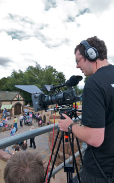 Ash shooting from the Scaffold at Sundown Adventureland